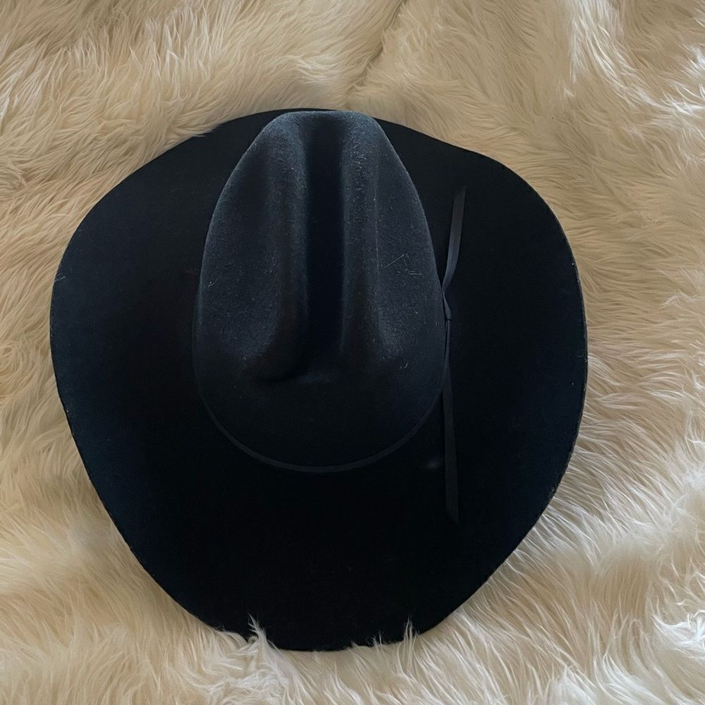 Black  cowboy  hat - Picture 9 of 12